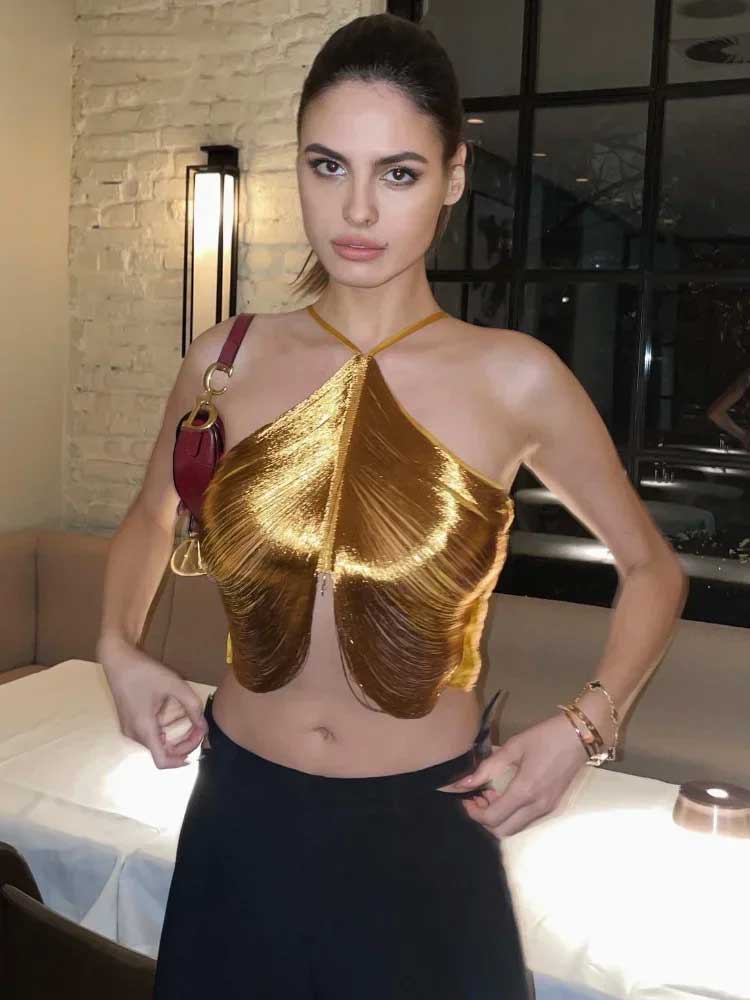 Metal Tassel Top