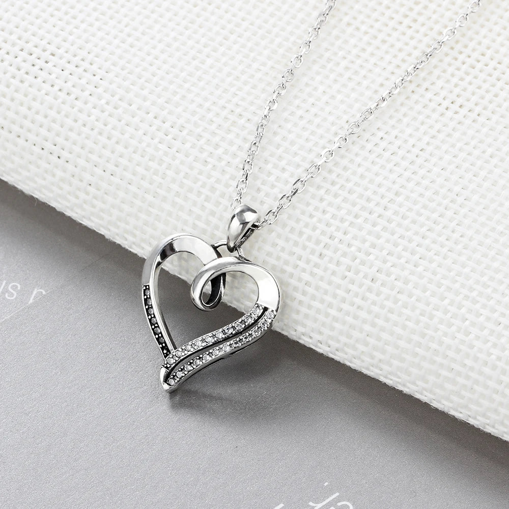 Hollow Heart Necklace