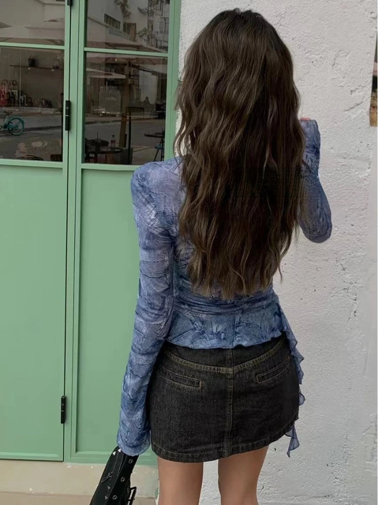 Retro Grunge Top