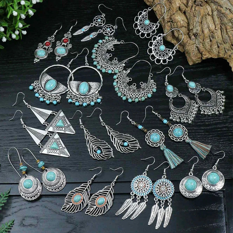 Bohemian Vintage Earrings Collection