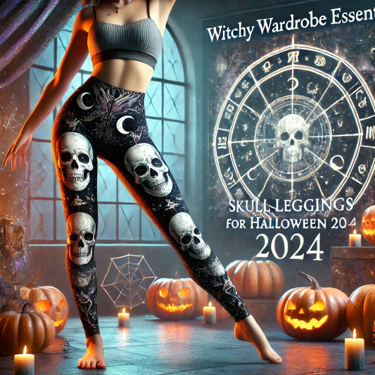 Witchy Wardrobe Essentials: Casting a Spell with Skull Leggings for Halloween 2024 🖤✨