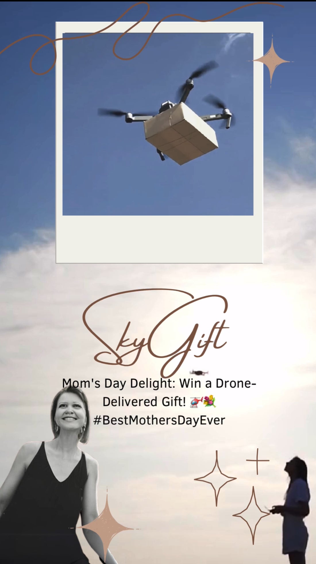 Drone Adventures for Mother's Day: From Urban Exploration to Gift Delivery Like a Boss!