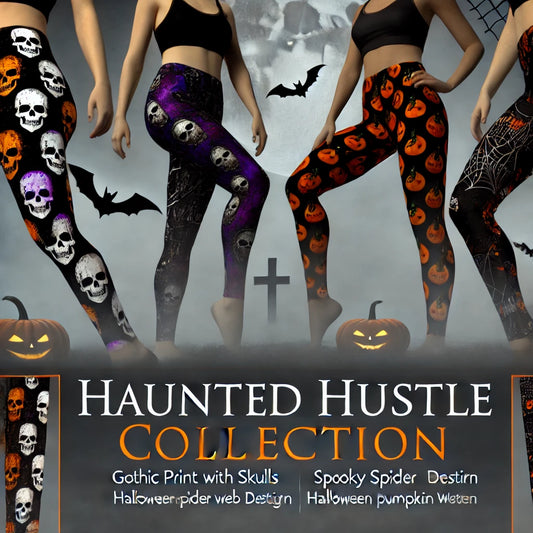 Haunted Hustle: The Spookiest Leggings for Your Halloween Workout! 🎃