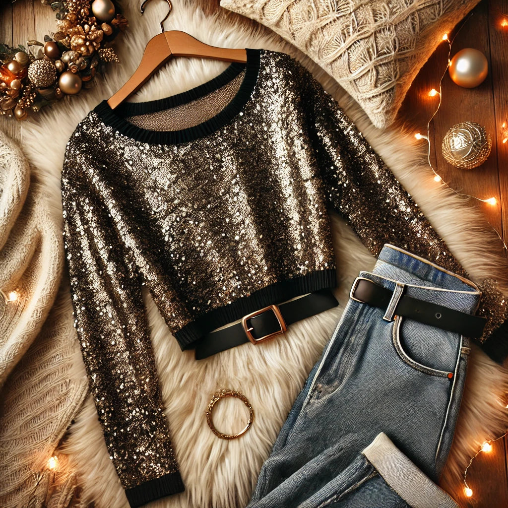 Sparkle in Style: The Sequin T-Shirt That Redefines Casual Glam