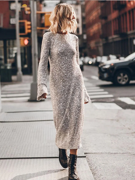 Sparkling Silver Dress