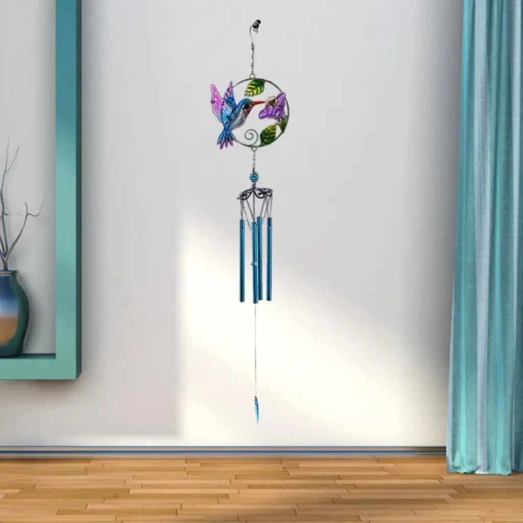 Stained Glass Bird Wind Chime