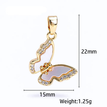 Gold Butterfly Charm