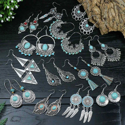 Bohemian Vintage Earrings Collection